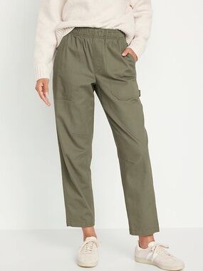 Old Navy High Waisted Pulla Utility Pants - Green